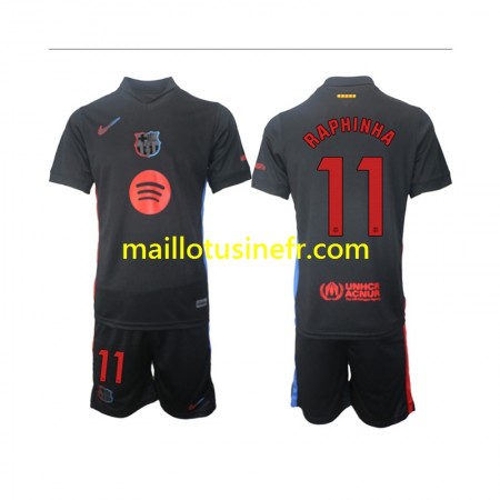Maillot de Foot FC Barcelone Raphinha 11 Extérieur 2024-25 - Enfant